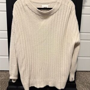 Aerie Soft Cream Knit Top